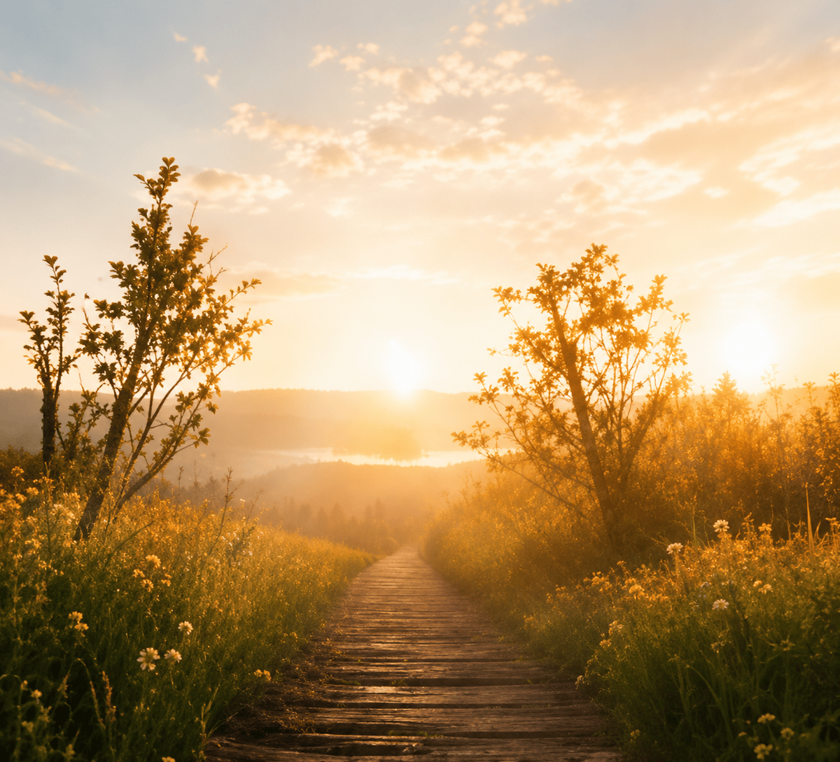 Sunlit path